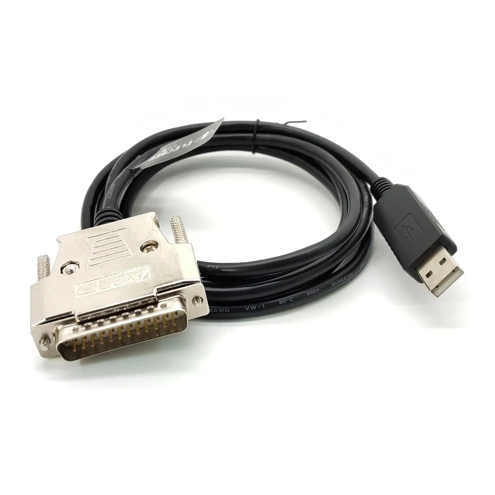  USB to DB25 Parallel Printer Cable USB with FTDI Chip Male to DB25 Male Serial Port Cable 1.8Meter