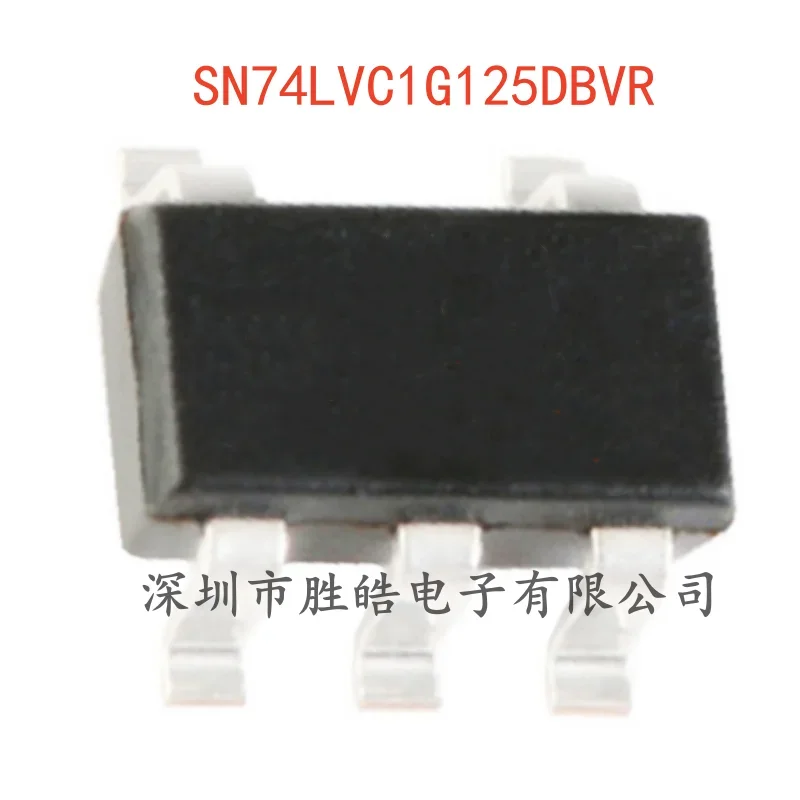 (10PCS)  NEW  SN74LVC1G125DBVR   74LVC1G125   Three-State Output One-Way Bus Buffer Gate    SOT-23-5  Integrated Circuit