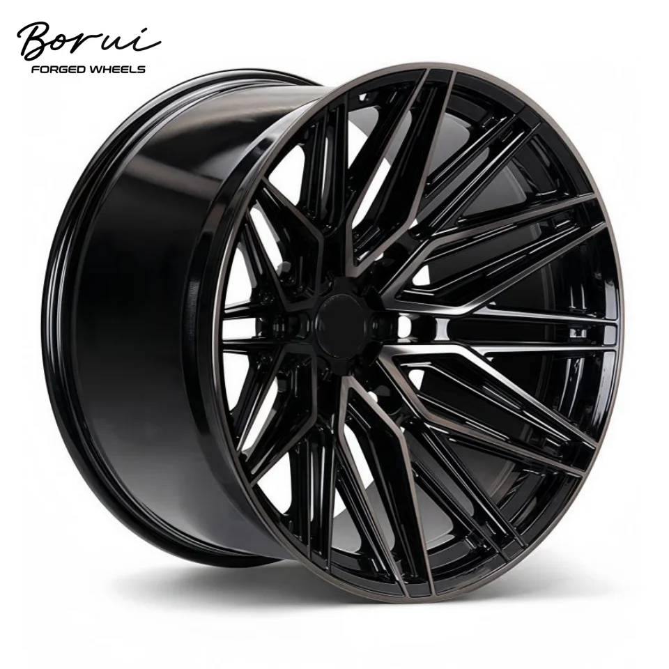Borui Forged Wheels Custom Forged Concave Alloy Wheel Rims 17-26 Inch 5x114.3 5x112 5x120 5x130 For BMW For Audi In Alloy
