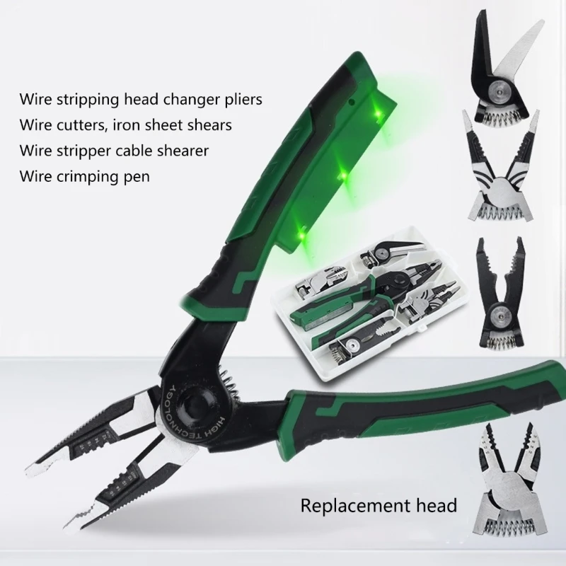 23GA 6 In 1 Cable Cutter Tool Integrated Detector For Safe Electrical Repairs