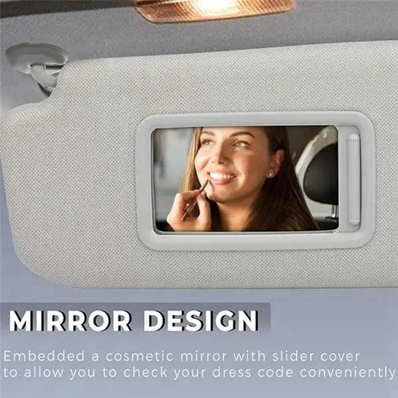 ABHX-1 Pair Car Sun Visor Front Sunshade 85210-F0100TTX 85220-F0100TTX For Elantra 2016-2020 Lingdong ADC