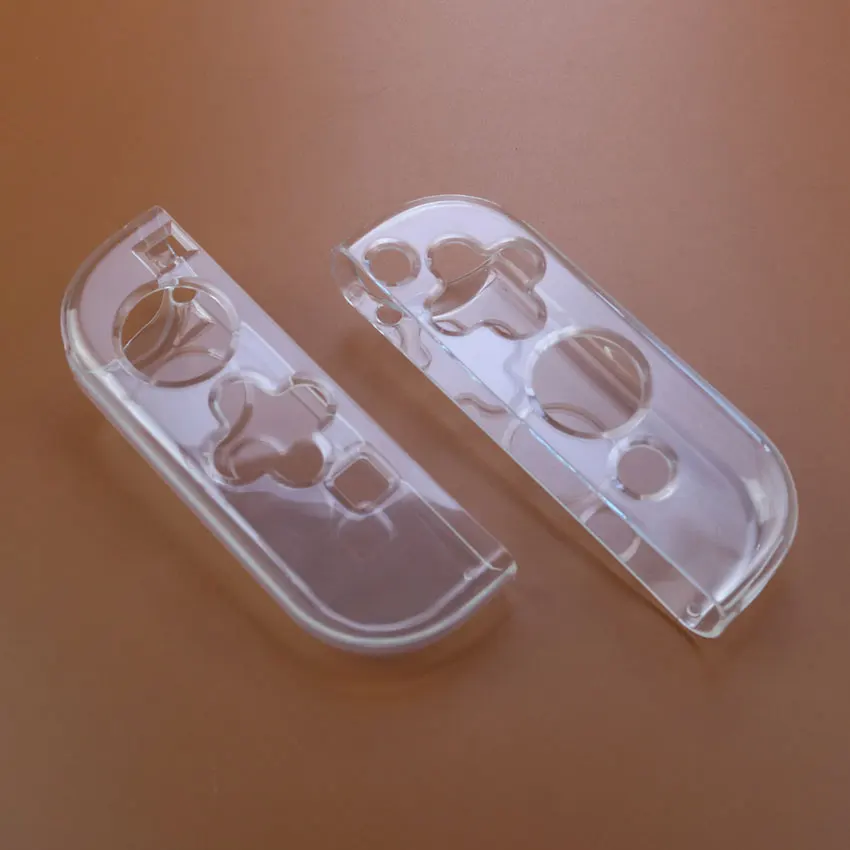Funda blanda de TPU transparente para PC, carcasa protectora dura para Switch Oled NS Console Joy-con Joycon, Protector trasero transparente