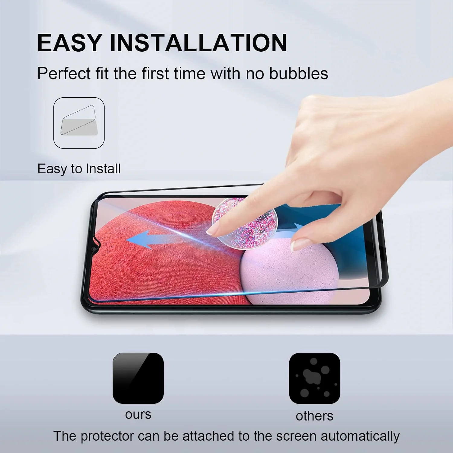 لهاتف Samsung Galaxy A12 A13 A32 5G واقي شاشة متوافق، واقي شاشة مضاد للخدش #5