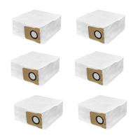 A98I-6PCS for Xiaomi Dreame X20 Pro/X20 Pro Plus Robot Vacuum Cleaner Dust Bag Replacement Spare Parts