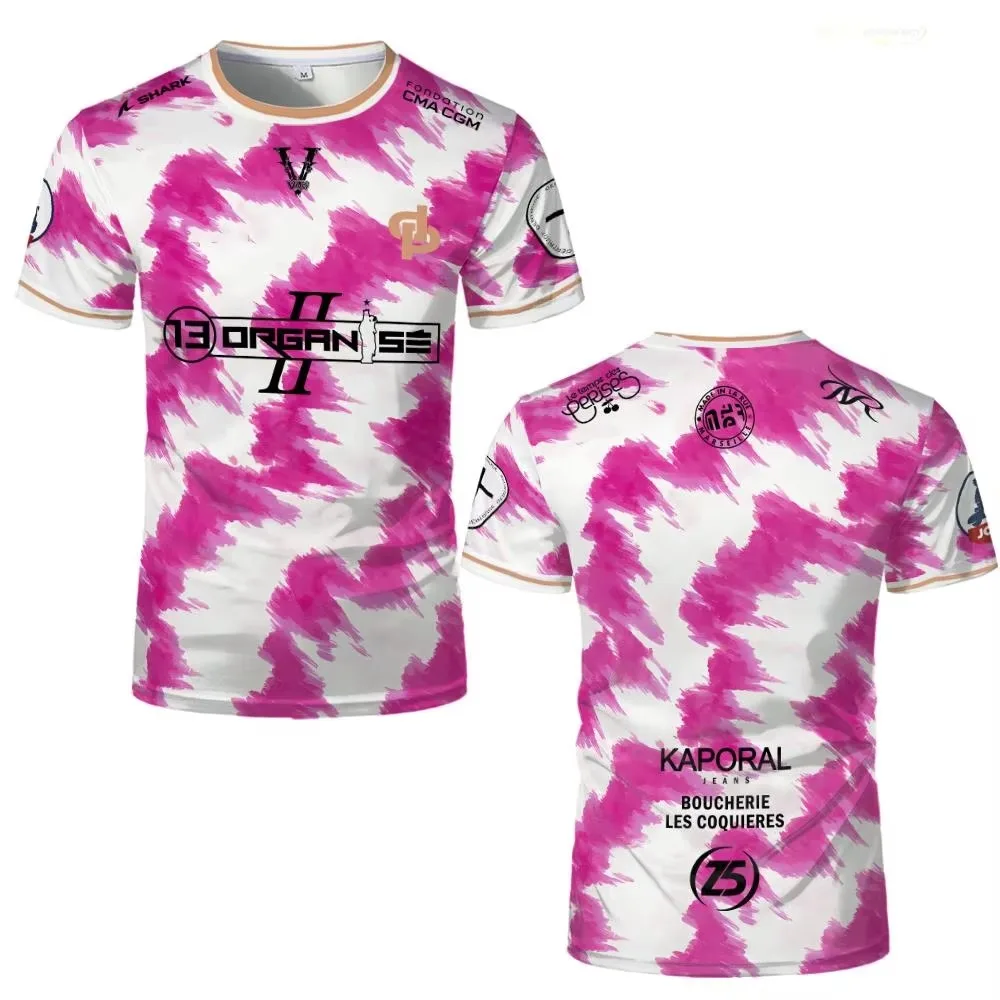 Powder-white Brush Mark Camouflage Quick-dry Breath 3D Print Sports Men T-shirt Outdoor Street Casual Fashion Train Summer Cloth