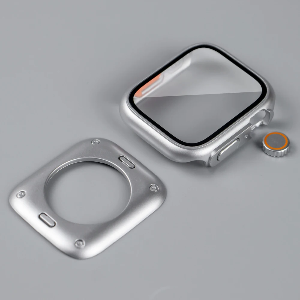 Armband + Gehäuse für Apple Watch Band 46 mm 42 mm 44 mm 45 mm 41 mm Vollständige Abdeckung Metall-Edelstahlband Iwatch Serie 11 10 9 8 7 6 SE 5 – Detail 20