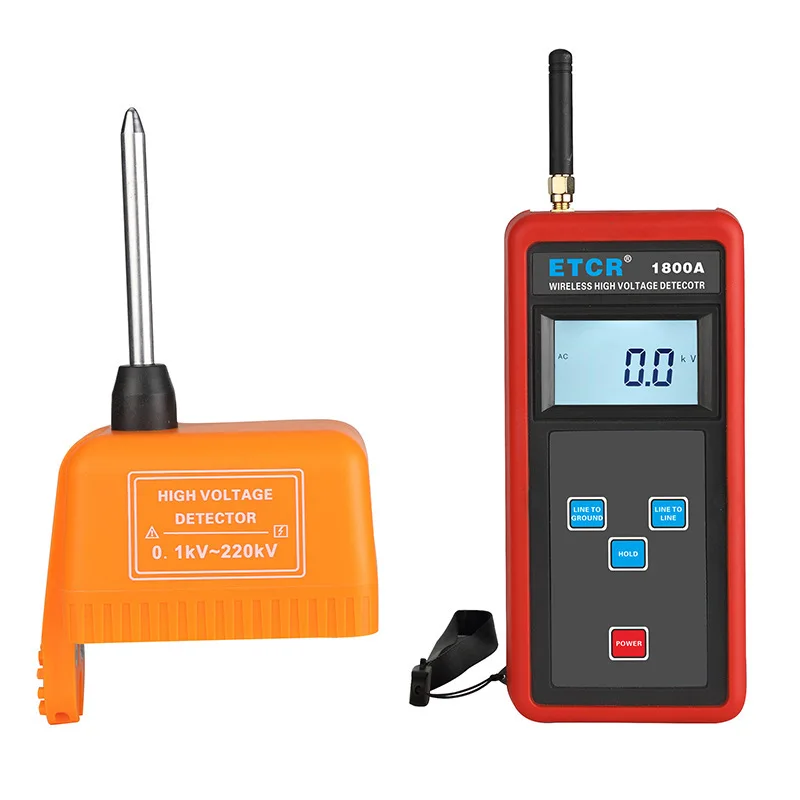 

The ETCR1800A wireless high-voltage tester with voltage indication is a 220KV high-voltage voltage meter