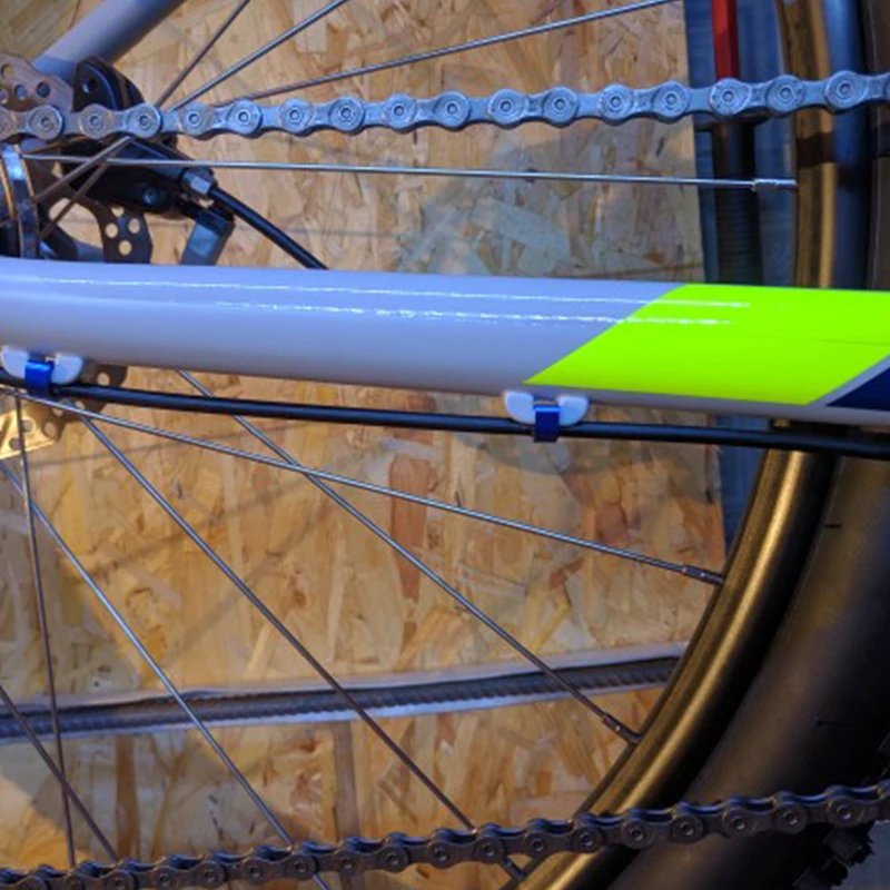 ZTTO 10-teiliges Fahrrad-Scheibenbremskabel-Set, Rohrleitung, Abzug, Schaltrohr, Legierung, Typ C, Schnalle, Schnappklemme für Scheibenbremsschläuche