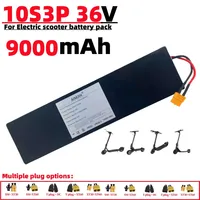 Rechargeable 36V 9000mAh 18650 Lithium-Ion Battery 500W with Built-in BMS for KUGOO S1 S2 S3 Electric Scooters 10S3P