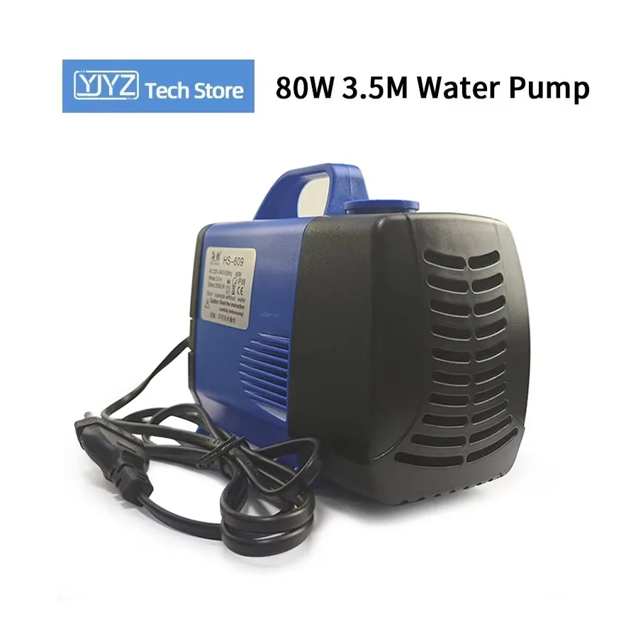 Submersible Water Pump 220V 80W European American British Australian Specification For CNC Router Spindle Motor Cooling Tool