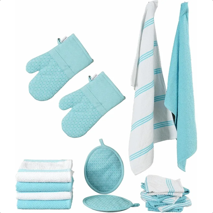 

Набор кухонных полотенец, 16 шт., салфетки для посуды, полотенца для рук