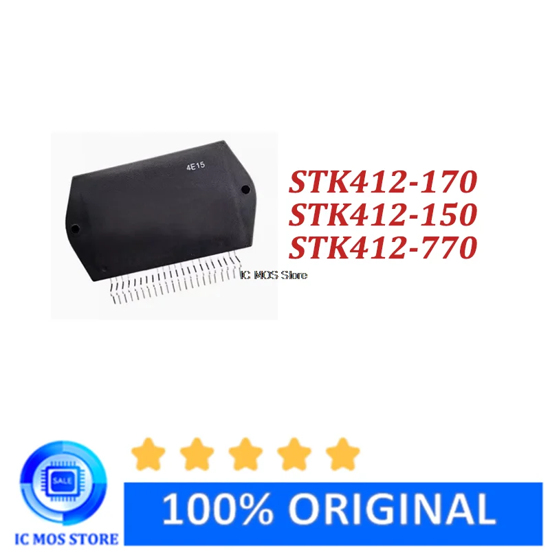 

1PCS/LOT STK412-150 STK412-170 STK412-770 STK412 LCD module audio power amplifier module 100% New Original Spot Stock