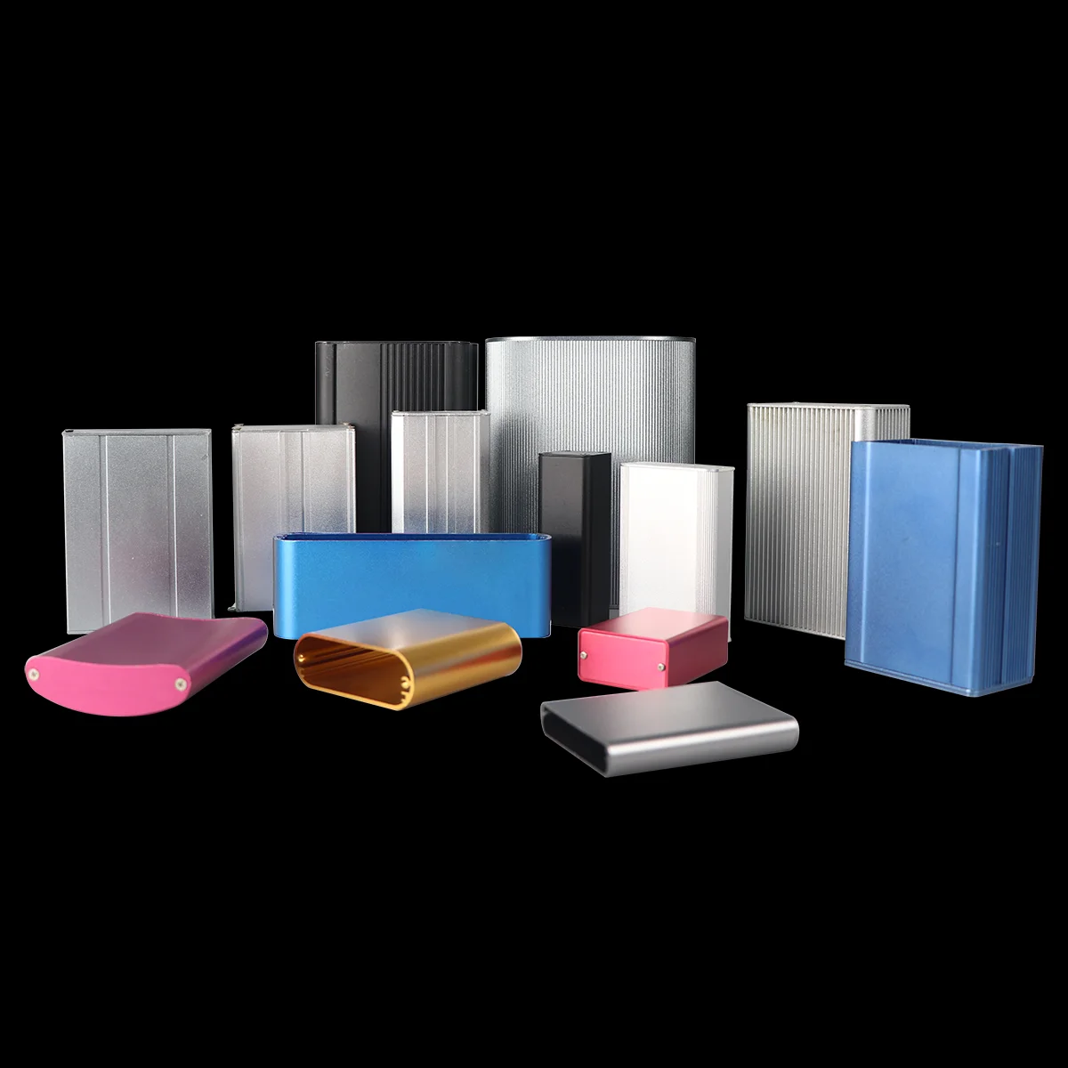 Mold  Module Pole Mount Case Rack Electronic Metal Extrusion Aluminum Box Aluminum Enclosure for Electronics