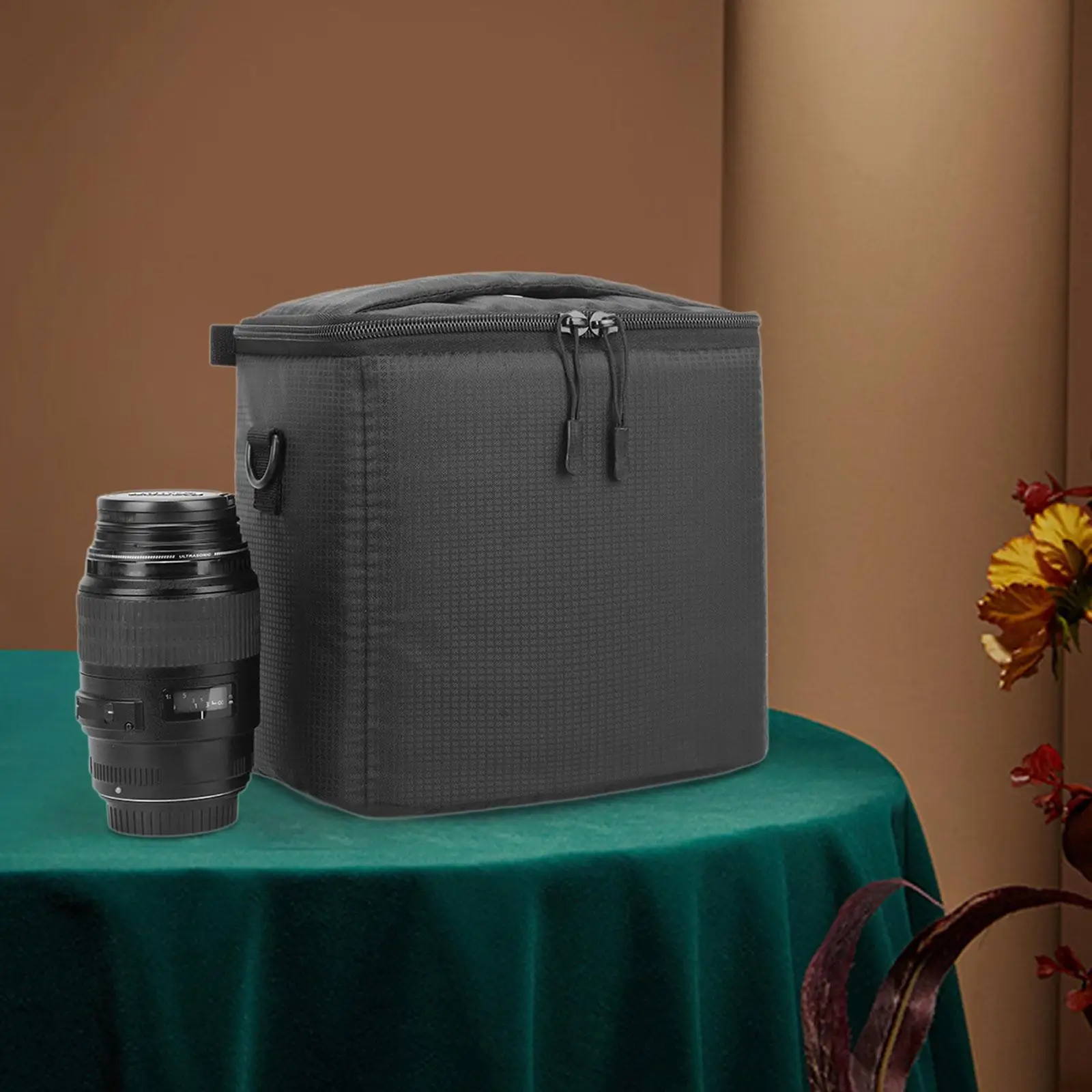 Сумка для фотоаппарата с плечевым ремнем, многофункциональная сумка для инструментов, универсальная мягкая сумка для хранения для зеркальной фотографии, домашней дорожной зеркальной фотокамеры