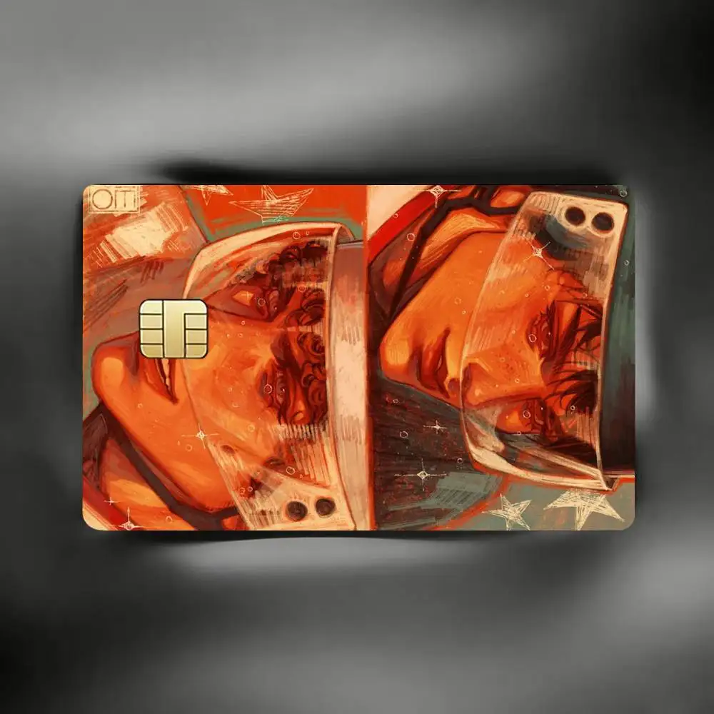 H-Heated R-Rivalry Credit Card Skin Stickers For VISA Bank Bus Metro Access Card Protective Film