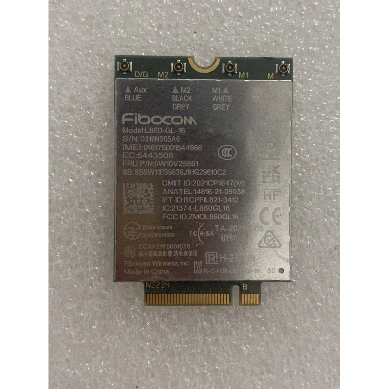 Network Card for ThinkPad X13 L13 Yoga Gen 3 L13 T14s L14 L15 Gen 3 4G module