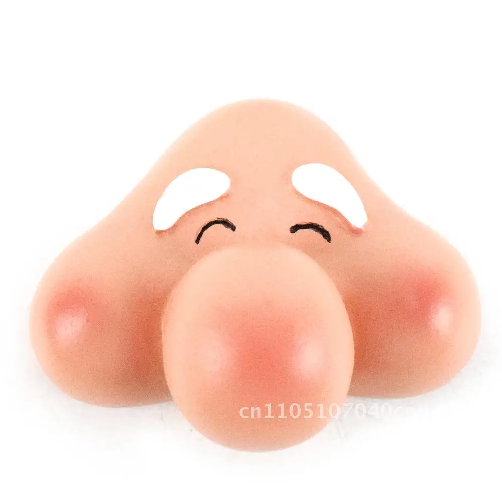 

Christmas Old Man Goblin Face Cute Big Round Nose Kind Old Man Resin Face Doll Doll Resin Accessories