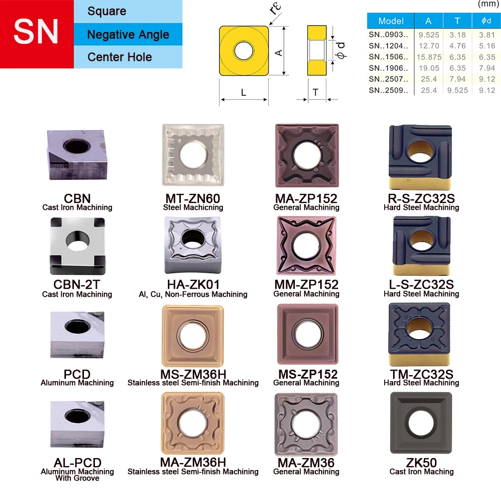 SNMG120404 120408 120412 HA MA MM MS Hartmetall Einsätze 10 stücke SNMG CNC Drehmaschine Maschine Werkzeuge Drehen für Allgemeine Verarbeitung