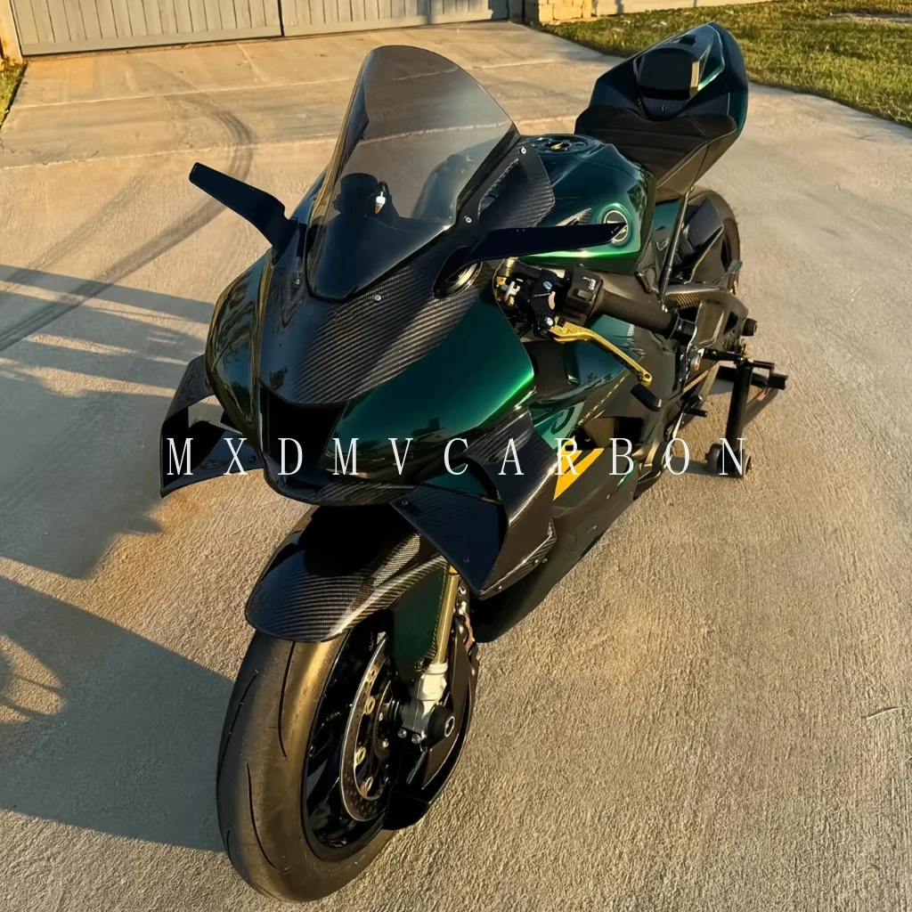 For Honda CBR1000RRR CBR1000RR-R 2021 2022 2023 Motorcycle 3k Pure Carbon Fiber Wing Wind Spoilers Deflector Winglets FairingKit