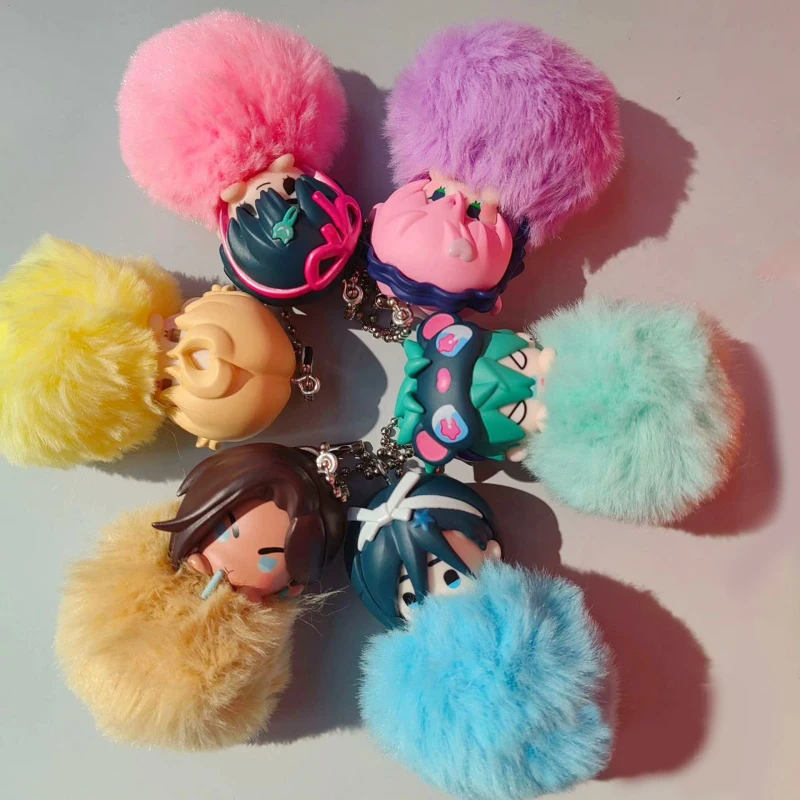 Spot-caja ciega de bolas de pelo irregulares auténticas, Luka Mizi hasta Ivan Sua Hyuna, mochila de felpa, mercancía de Anime, regalo de cumpleaños