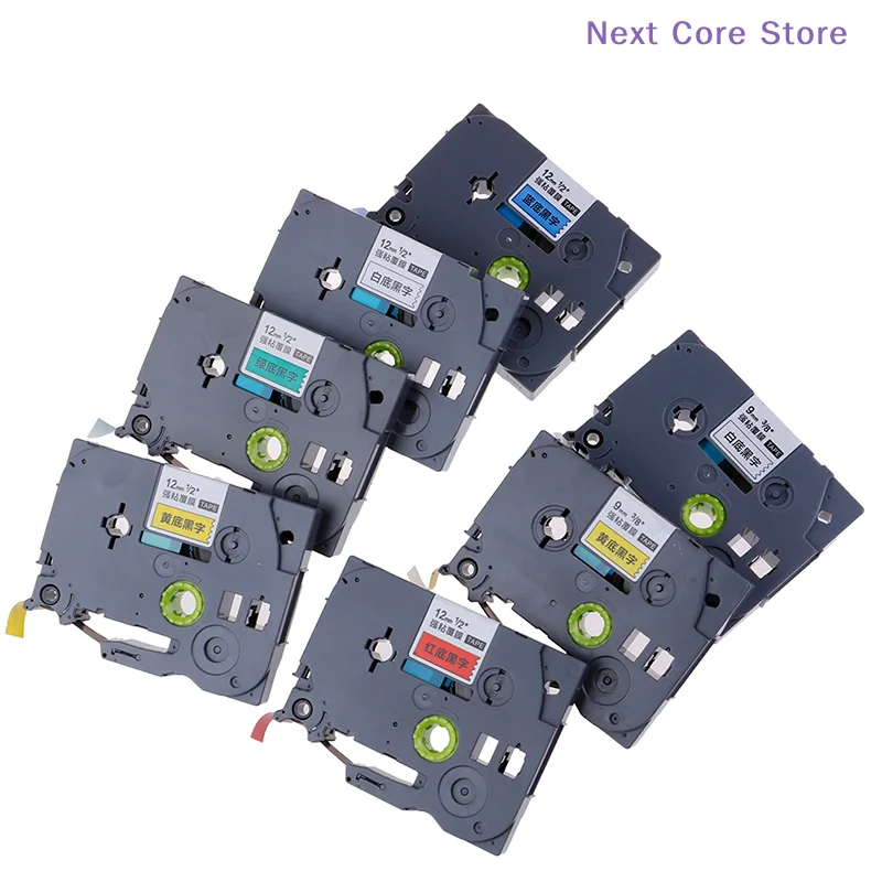 [NC]1Pcs 12mm 9mm TZ-231 PT-E100B D210 Label Tape For Brother P-touch Printers[NC]