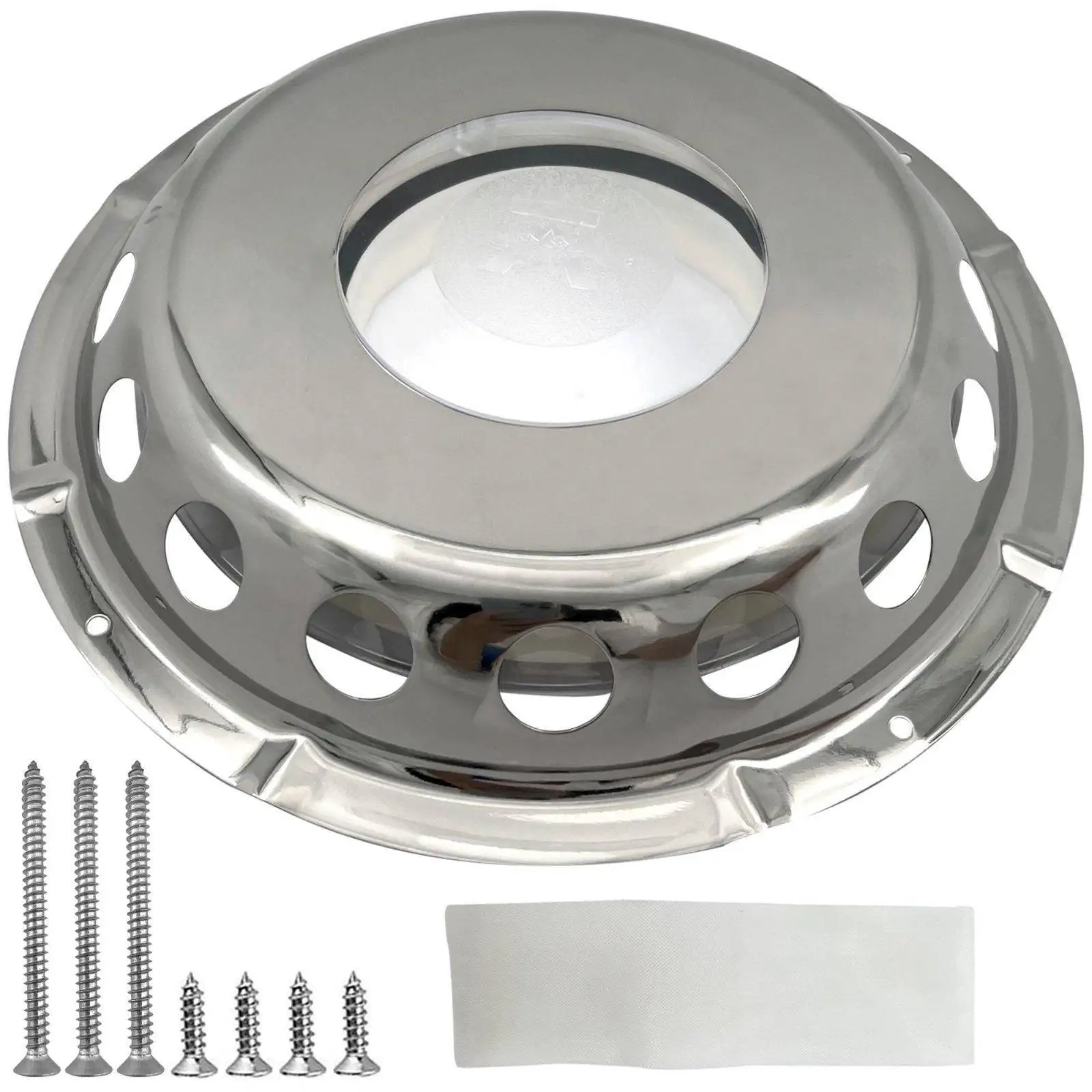 Yacht Vent Window Stainless Steel Deck Ventilation Port Polished Finish Ventilation Fitting