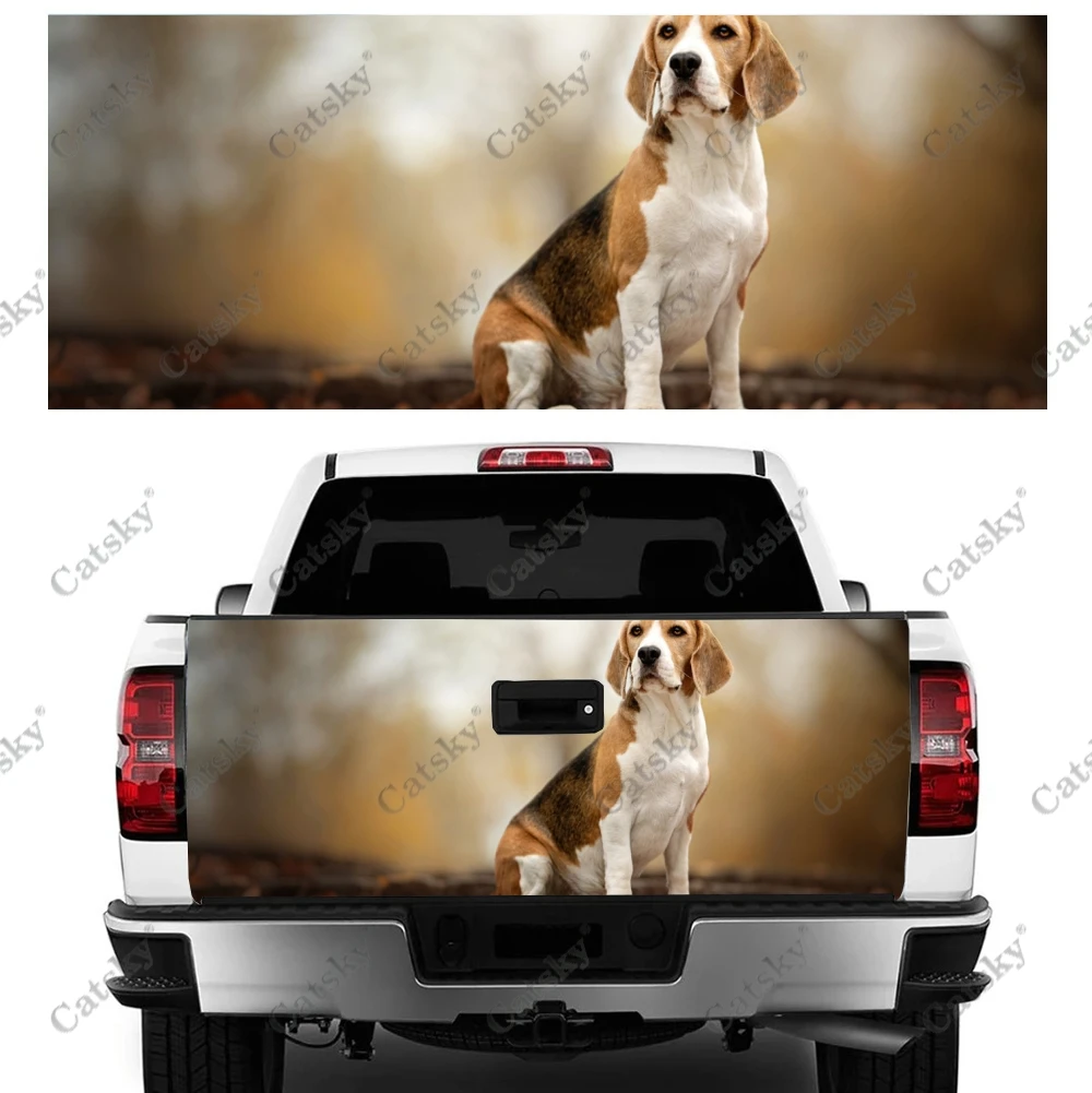 

Beagles dog animal Car sticker rear car rear paint modification kit vinyl suitable for car truck sticker