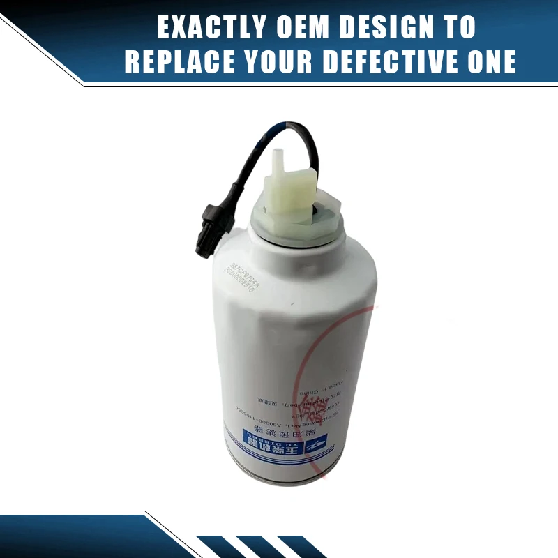 Diesel Filter A50000-1105350 A50900-1105140 for Yuchai Original Factory Construction Machinery Harvester Tractor Bus Truck Parts