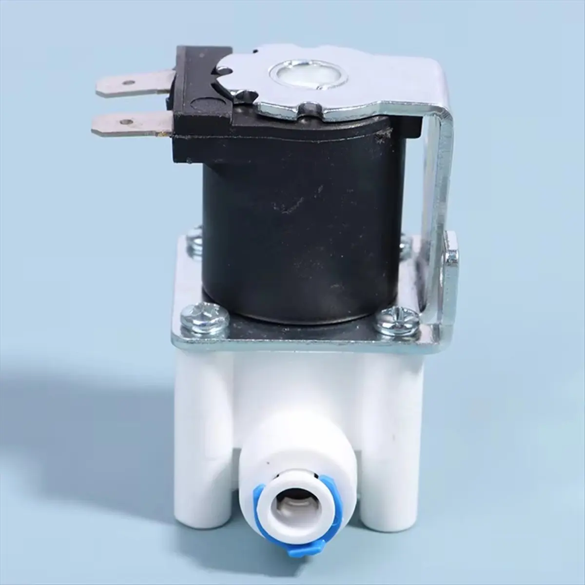 A24I 24V Inlet Solenoid Valve for Pure Water Machines, Water Purifiers, Reverse Osmosis Systems with 2-Point Quick Connect