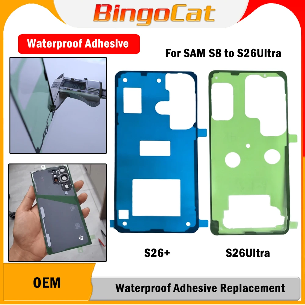 20pc LCD Display Adhesive Waterproof Sticker for Samsung Galaxy S26 S24 S25 Plus Ultra S26Ultra Front Side Seal Tape Adhesive