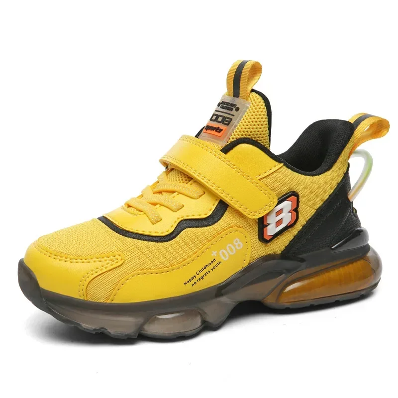 2024 New Mesh Non-slip Breathable Soft Sole Comfortable Running Sneakers for Boys and Girls for Middle and Large Children