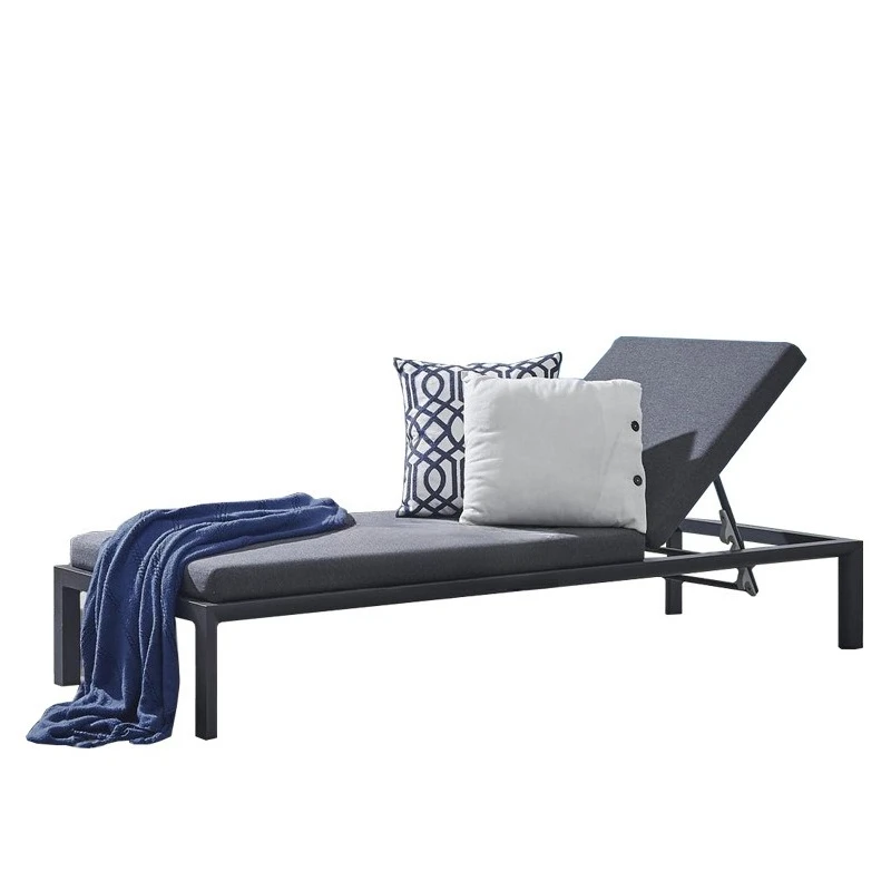 

Outdoor Lounger Outdoor Courtyard Lounger Chair Balcony Leisure Chair Villa Swimming Pool Lounger Folding Rattan Beach Chair