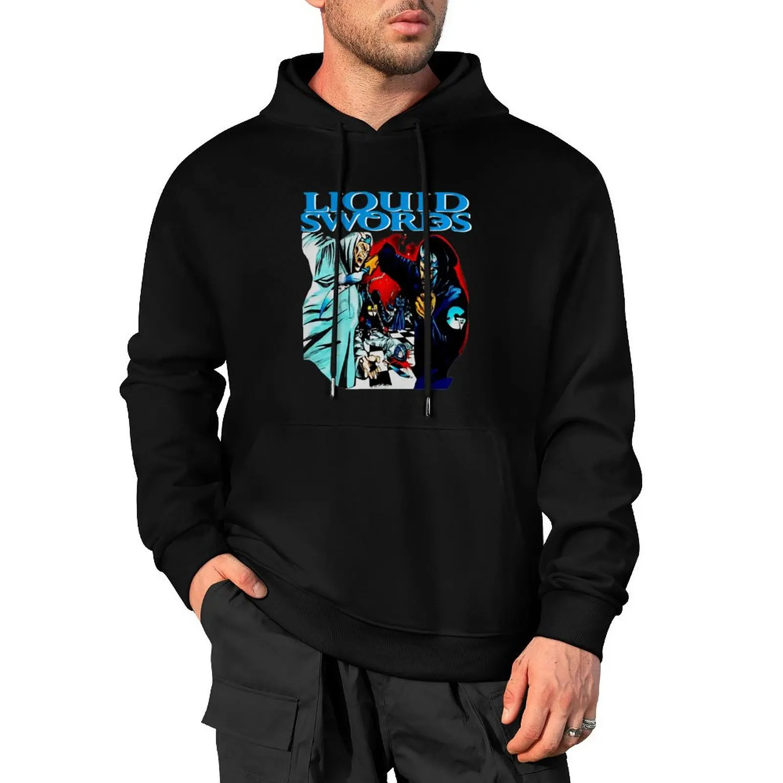 Liquid-Swords Classic Pullover Hoodie graphic t shirts men anime clothes korean autumn clothes tracksuits