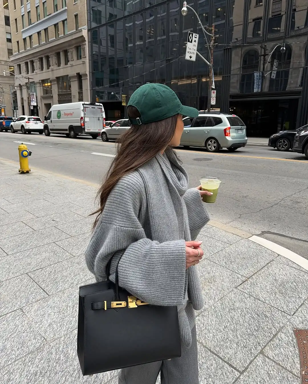 Pull tricoté gris décontracté pour femme, couleur unie, manches longues, col rond, ample, pour les déplacements, de rue, automne