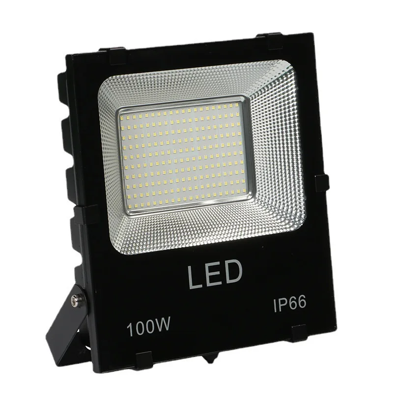 

LED floodlight 100W waterproof LED black diamond patch garden engineering lighting floodlight billboard projection light
