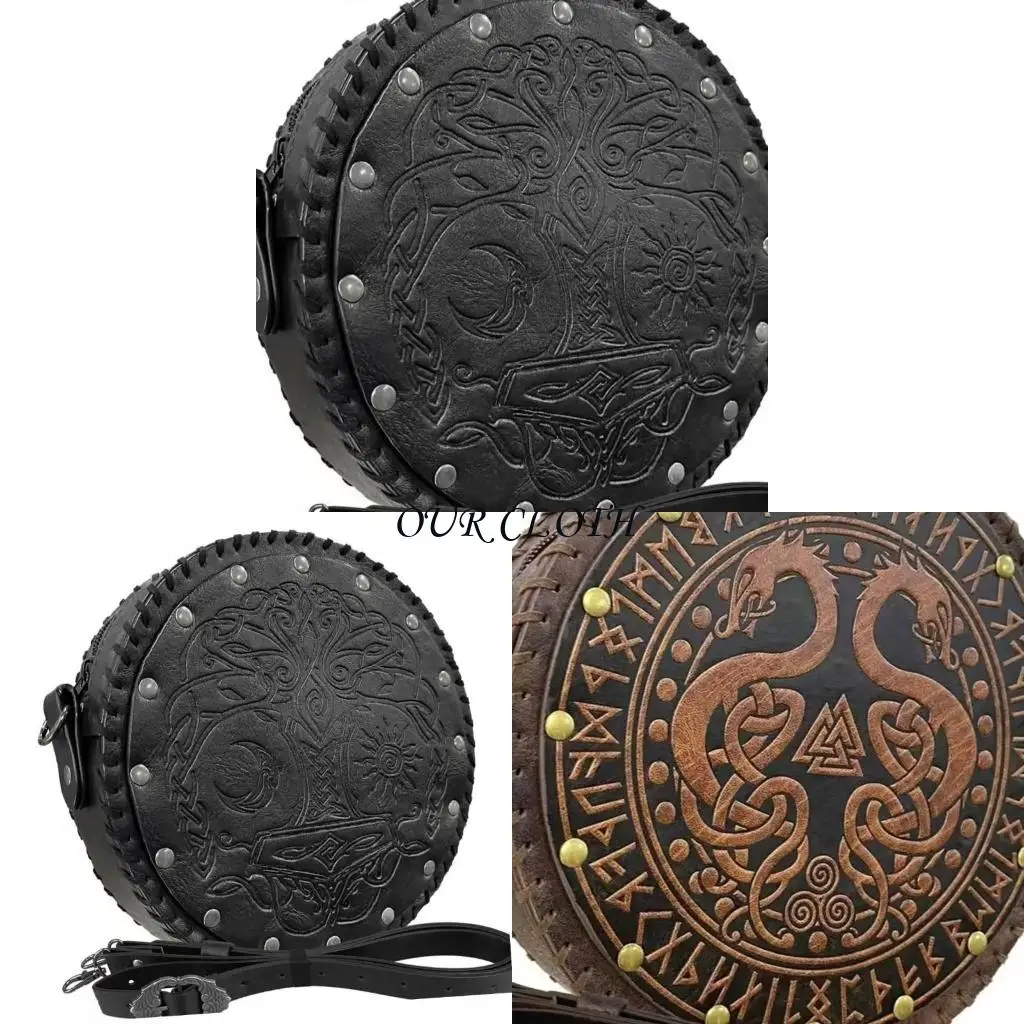 

Средневековая кожаная боковая пачка для талии мешочки для средневековых костюмов аксессуаров для женщин Y1AC