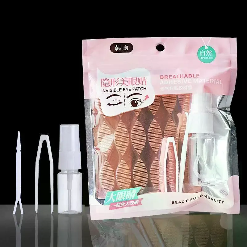 5 Sheets Lift Strips Makeup Tools Beauty Double Eyelid Tape Lace Mesh Eyelid Sticker Invisible Eye Stickers Self-Adhesive Fiber