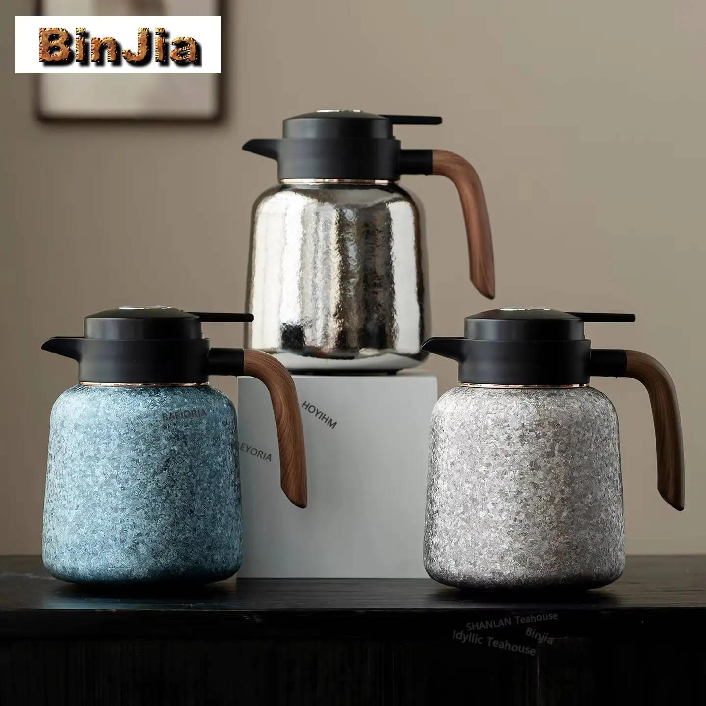 1200ml Pure Titanium Boiling Water Kettle Large Capacity Tea Maker Pot Household Bubble Tea Kettle With Strainer Puer Teaware