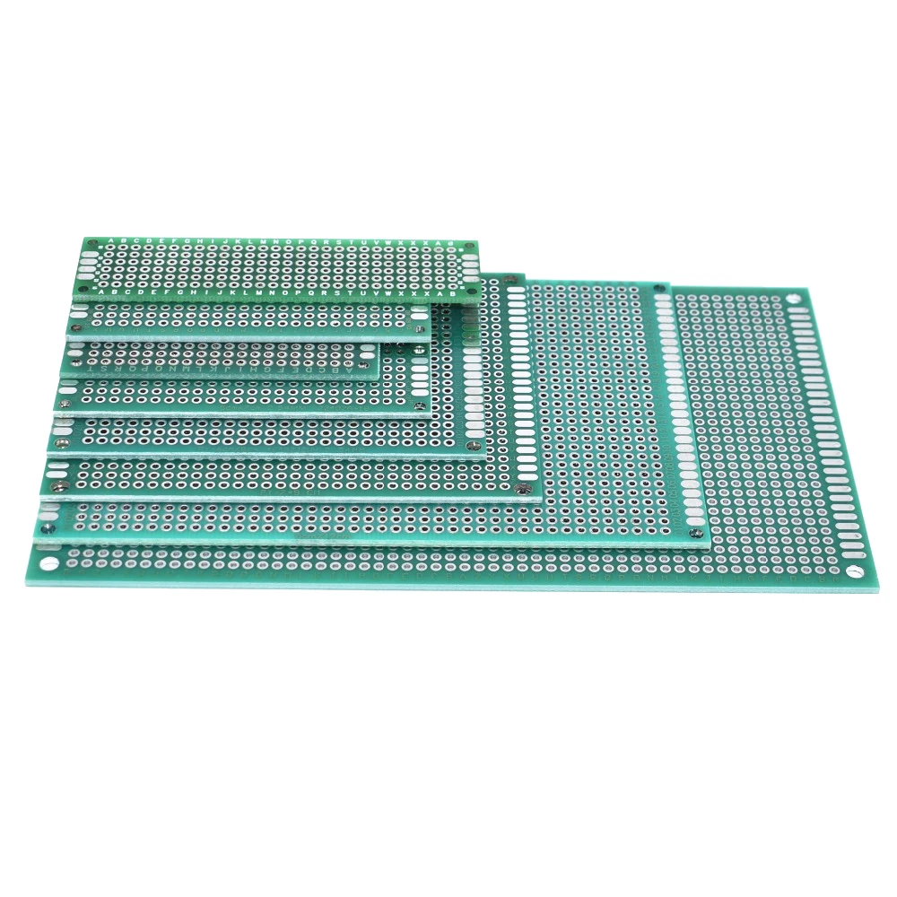Picture 7: 5PCS Double Side Prototype Diy Universal Printed Circuit PCB Board Protoboard 7x9 6x8 5x7 4x6 3x7 2x8cm