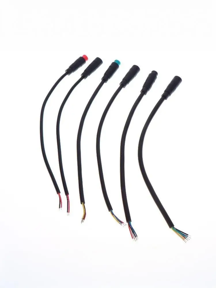 AliExpress NONE Black Ebike Accessories Optional Cable Base Connector Waterproof Connector 2/3/4/5/6Pin Cable Display Pin