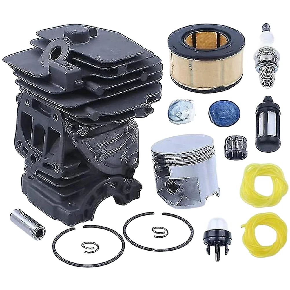 Replacement Cylinder and For piston Kit for MS251 Forestry Tools 16-Piece Set Exact Fit Black 15 10 5cm Dimensions