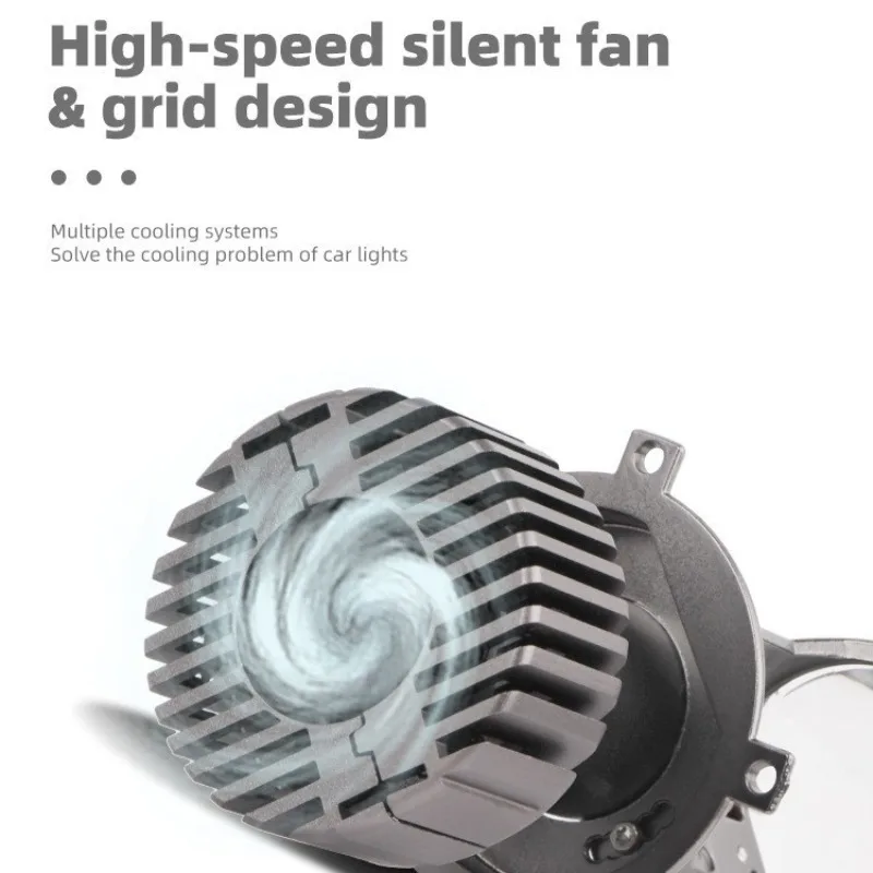 

H4 Bi LED Projector Headlight Bulbs 12V 85W 6000K Hi Lo Beam for 99% Vehicles