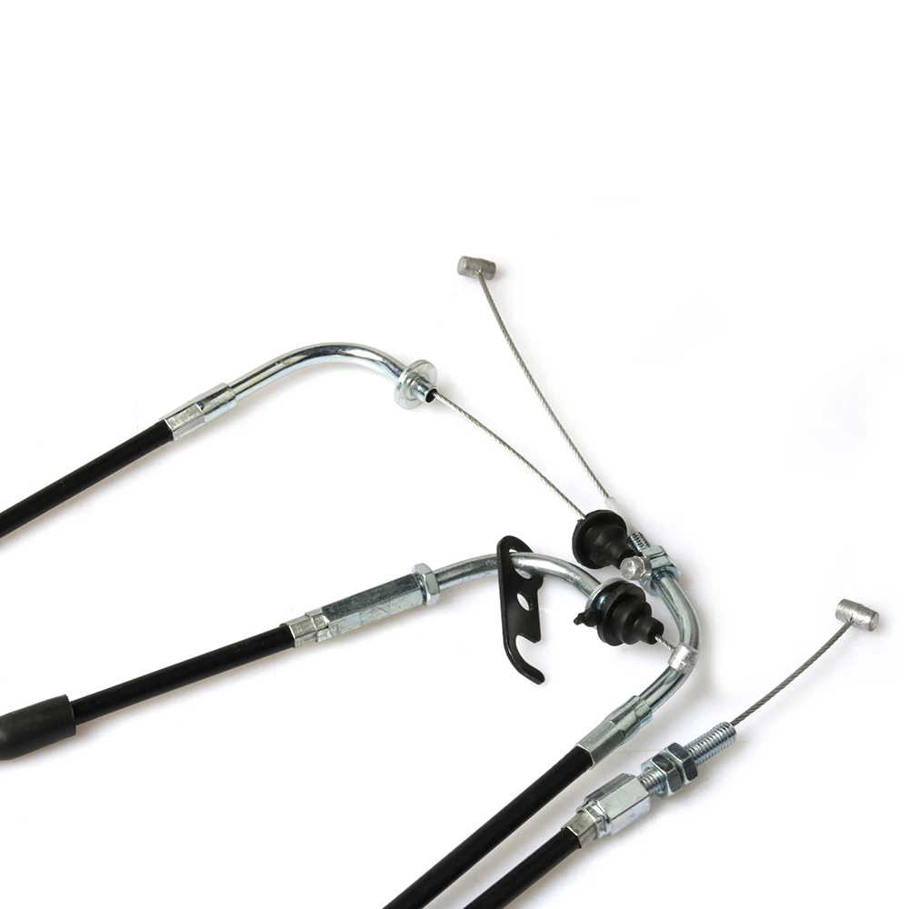 Motorcycle 2 Throttle Cable Line Spare For FZ16 FZ 16 YS150 YS 150 Oil Cables Separate Double Throttle Lines