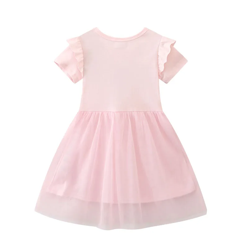 Little maven Kids Clothes Summer Dress Korean Children\'s Clothing Princess Baby Girl Cartoon Ballet Girls Cotton Costume