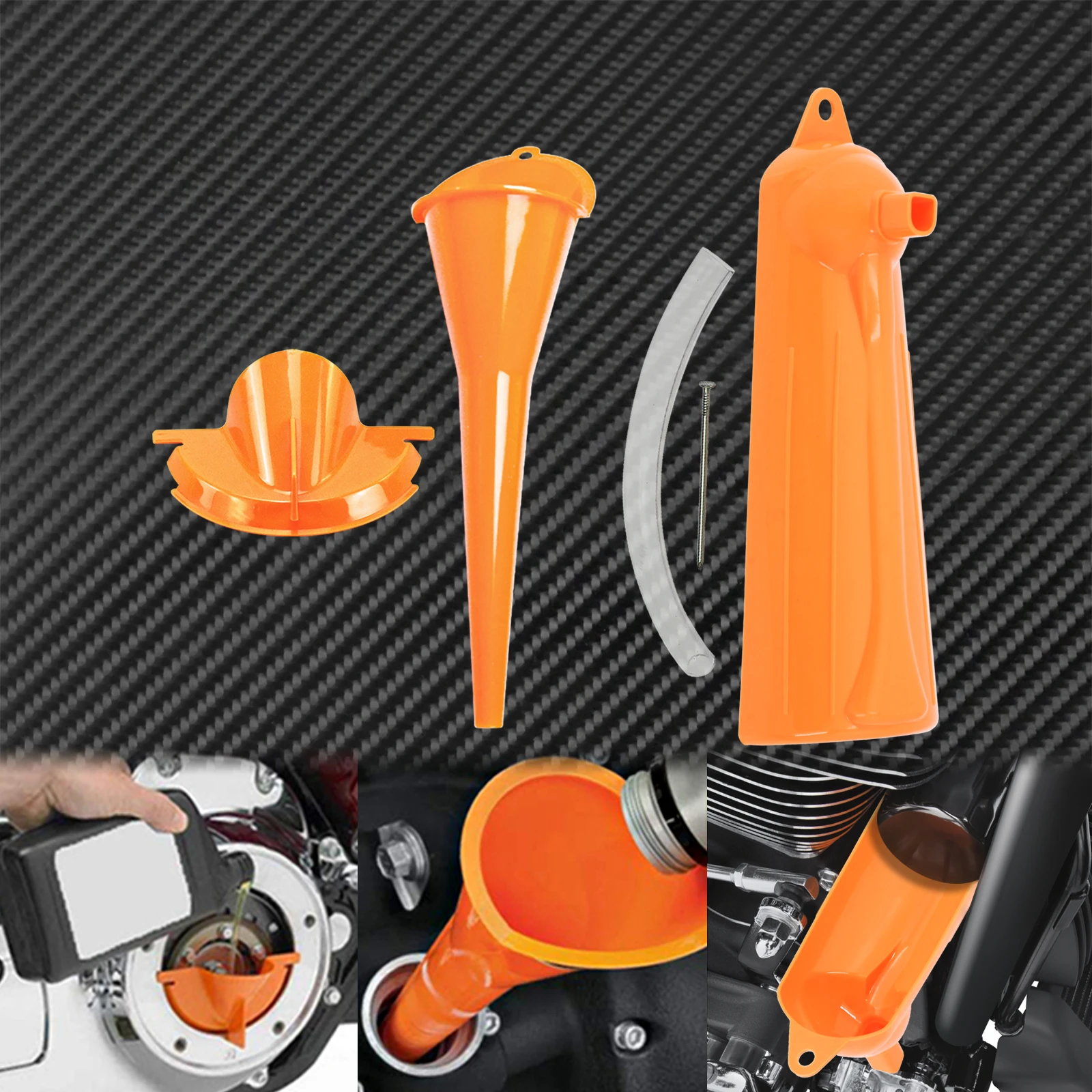 Motorrad Ölfilter Trichter Primäre Derby Füllabdeckung Für Harley Touring Road King Sportster XL 883 1200 Eisen XR Dyna Softail
