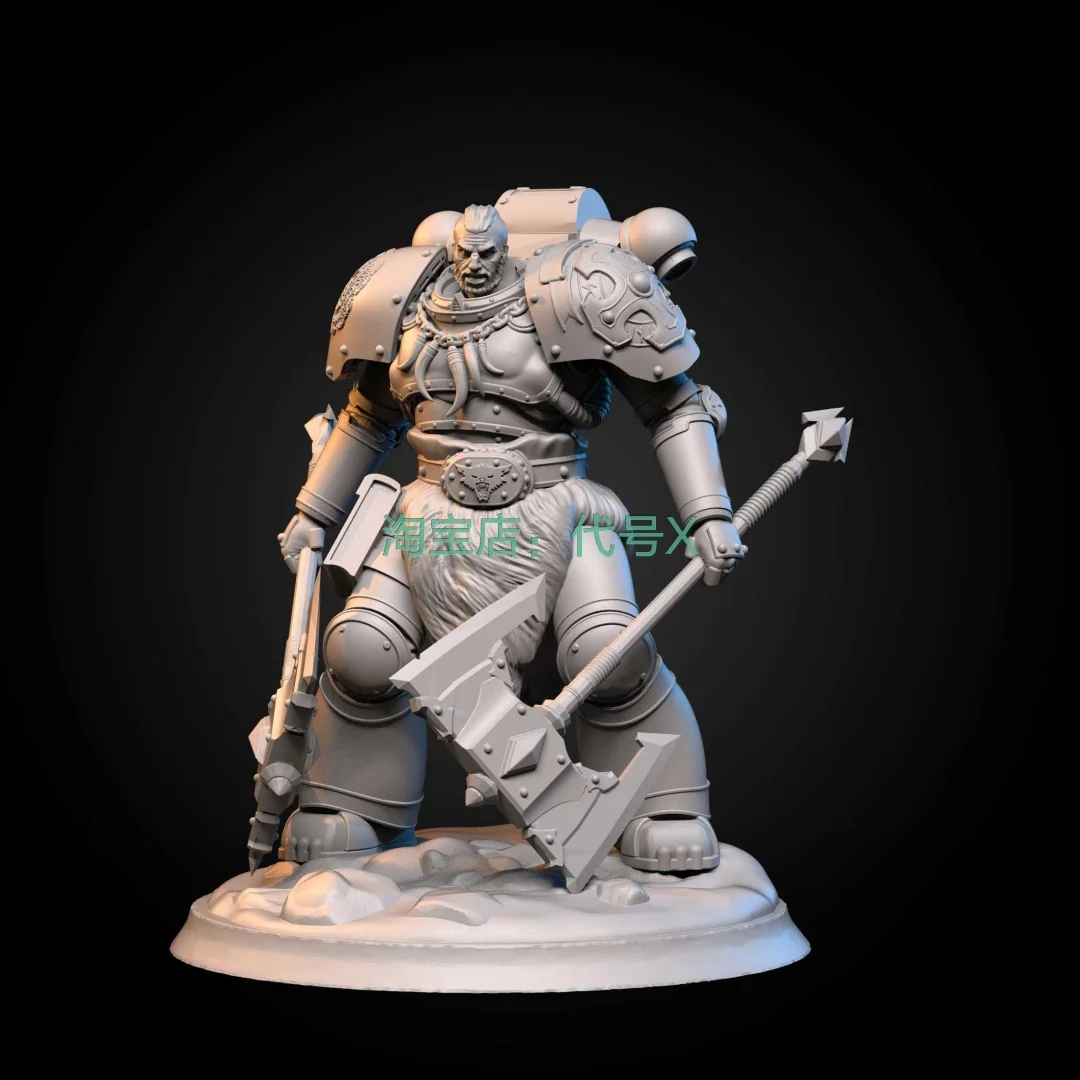 

Модель-конструктор из смолы в масштабе 1/18, двойной топор, в разобранном и неокрашенном виде, 3D-печать, игрушка для самостоятельной сборки, 419-2