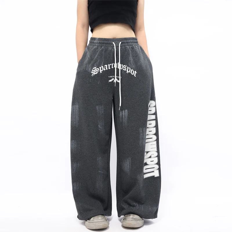 

Брюки-парашюты женские с низкой посадкой летние хип-хоп бархатные мешковатые брюки-карго в стиле гранж на открытом воздухе Хэллоуин городской художественный пэчворк