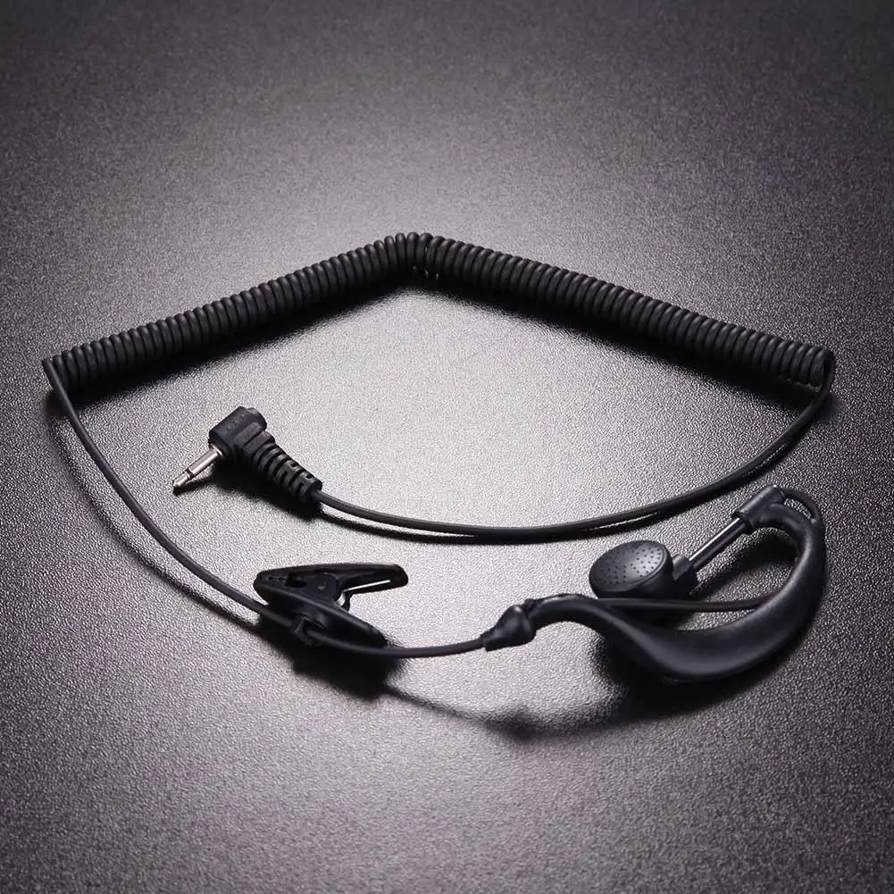 G-Hook Earpiece Earphone Practical 2.5mm Plug Headset Earphone Earpiece 1 Pin for Motorola GP2000 ICOM IC-U16