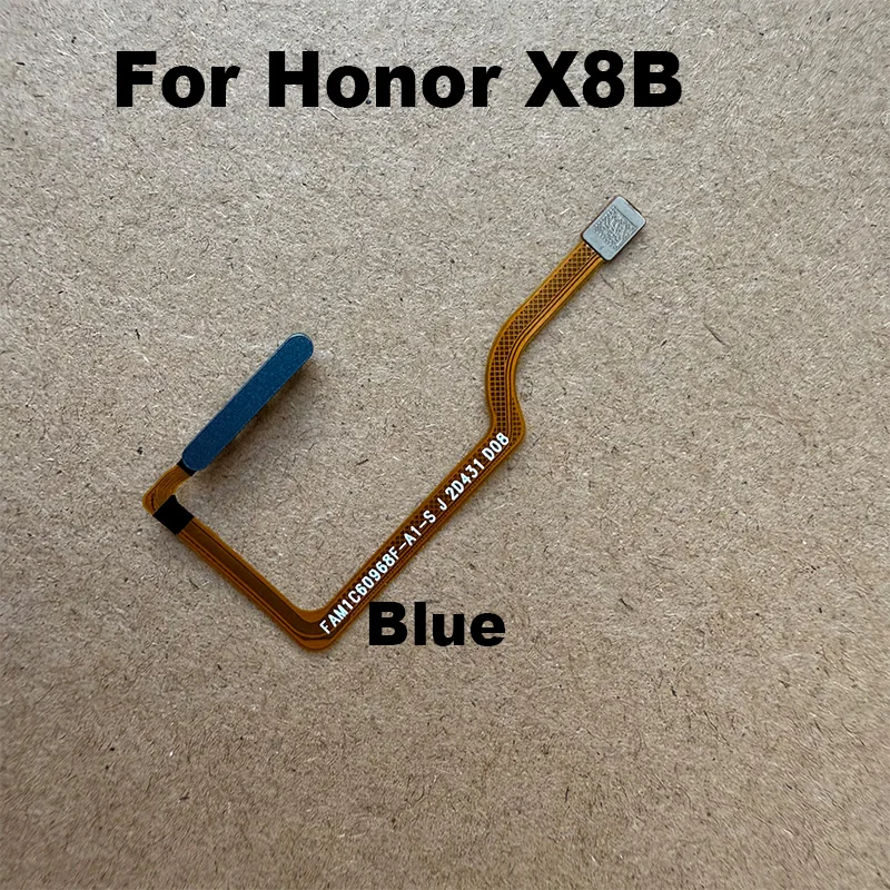 For Huawei Honor X8B Fingerprint Sensor Power Button Flex Cable Touch ID Sensor Home Buttons Smartphone Parts