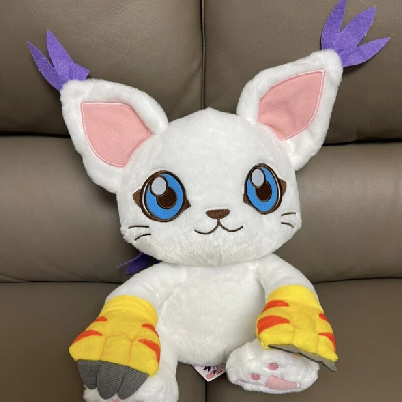 Anime Digimon Adventure Gatomon Digital Monster Plush Toy Tailmon Peluche Dolls Soft Stuffed Plushine Pillow Kawaii Collect Gift